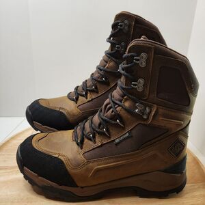 Muck Boot Summit Lace‑Up Waterproof Hunting Boots | Men’s Size 10 Brown